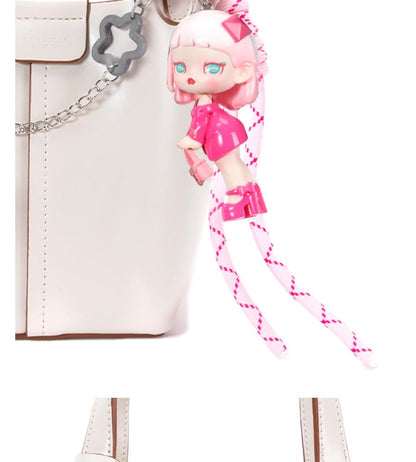Pink & White Dream designer original handbag \ shoulderbag \ crossbody bag