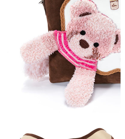 Cute Bear Fun Bites designer original shoulder bag \ handbag \ crossbody bag