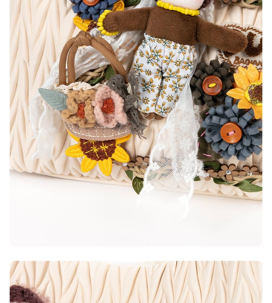 Sunlight Fluff designer original shoulder bag \ handbag