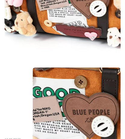 Caramel Cocoa designer original shoulder bag \ handbag \ crossbody bag