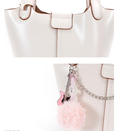 Pink & White Dream designer original handbag \ shoulderbag \ crossbody bag