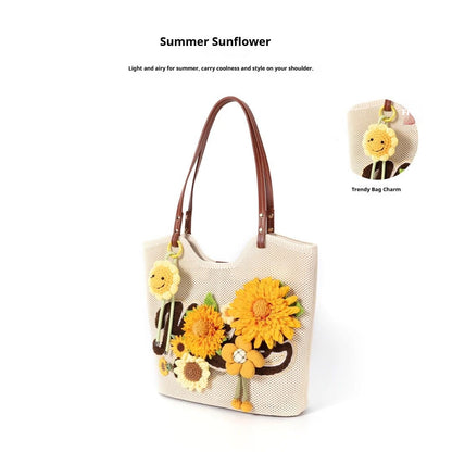 Summer Sunflower designer original shoulder bag \ handbag