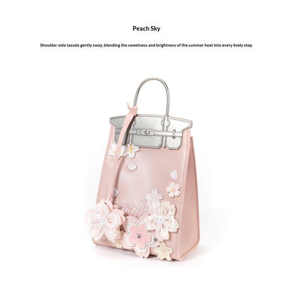 Peach Sky designer original handbag \ shoulder bag \ crossbody bag