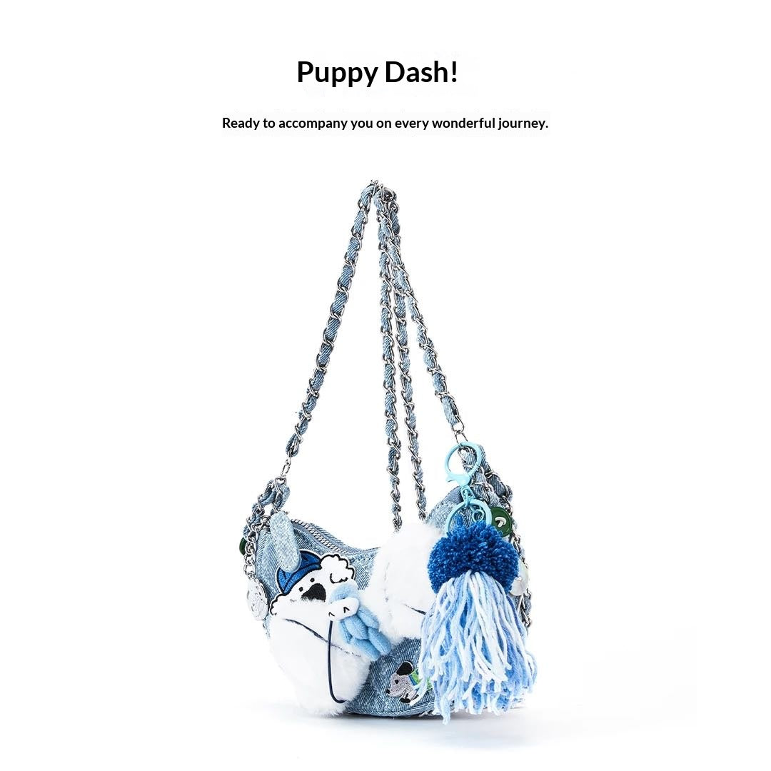 Puppy Dash designer original shoulder bag \ crossbody bag