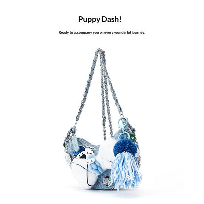 Puppy Dash designer original shoulder bag \ crossbody bag
