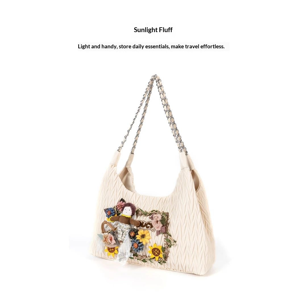 Sunlight Fluff designer original shoulder bag \ handbag