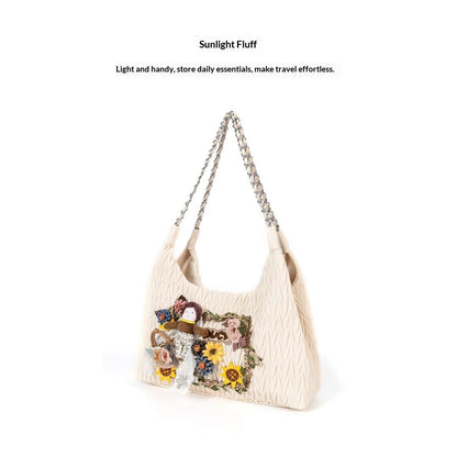 Sunlight Fluff designer original shoulder bag \ handbag