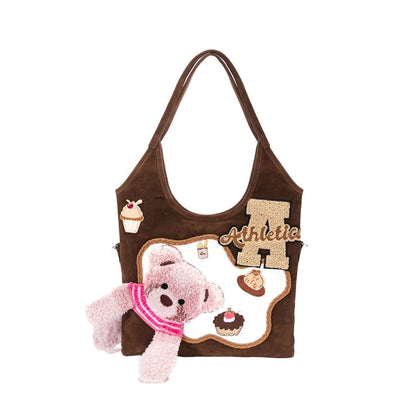 Cute Bear Fun Bites designer original shoulder bag \ handbag \ crossbody bag