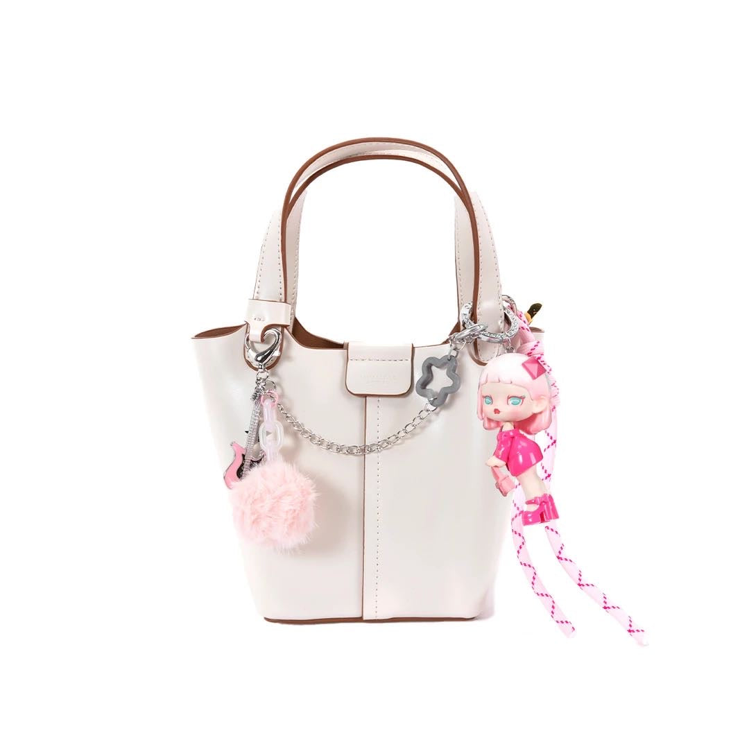 Pink & White Dream designer original handbag \ shoulderbag \ crossbody bag