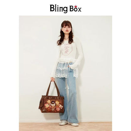 "Cookies that grew up eating cookies." designer original shoulder bag \ handbag \ crossbody bag