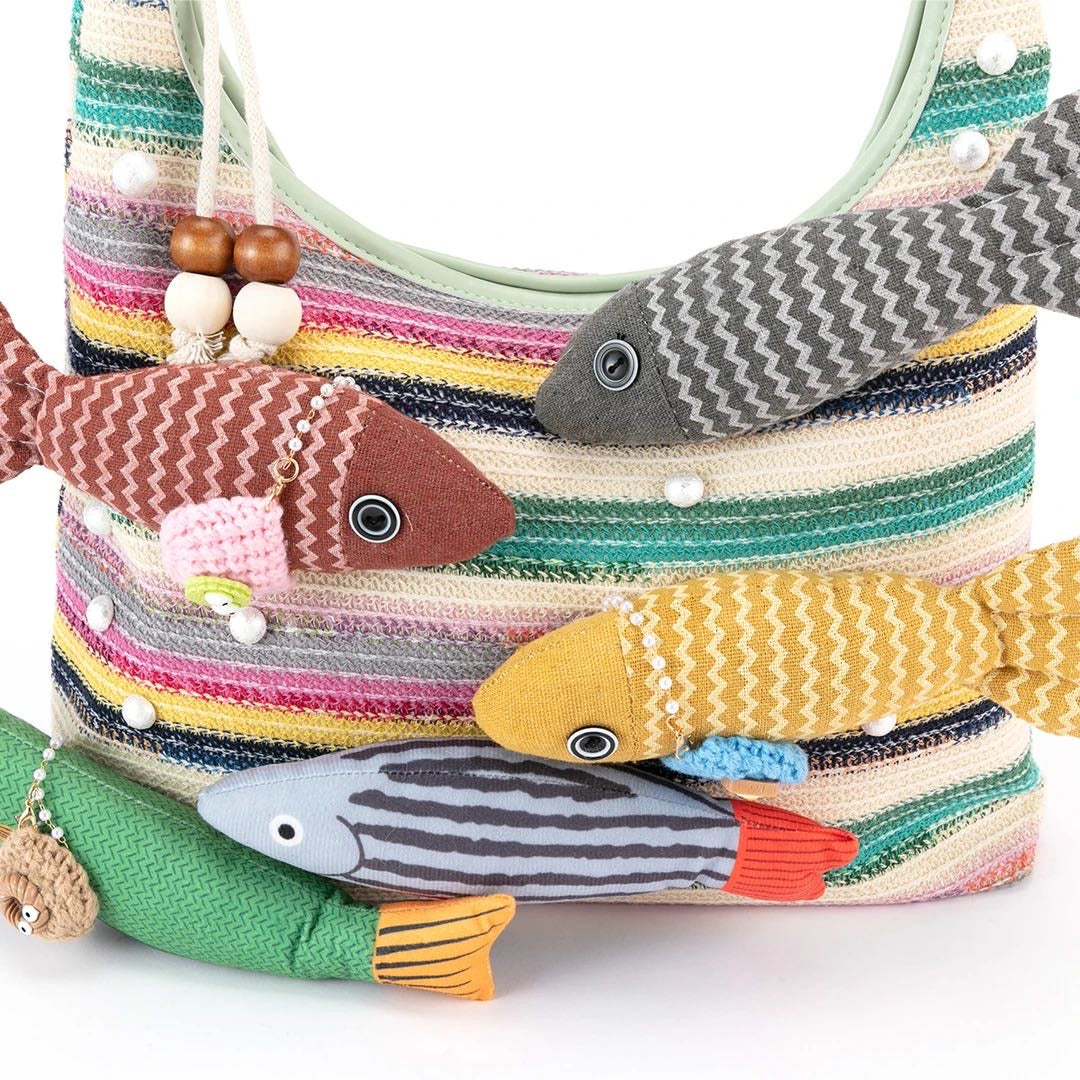 Many Fish designer original handbag