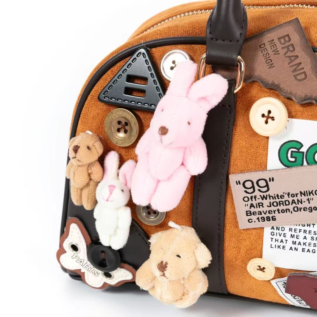 Caramel Cocoa designer original shoulder bag \ handbag \ crossbody bag