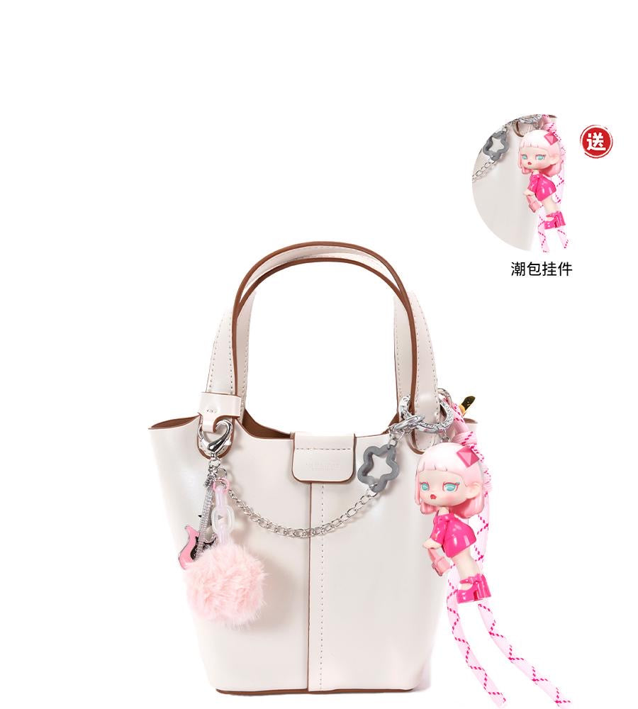 Pink & White Dream designer original handbag \ shoulderbag \ crossbody bag