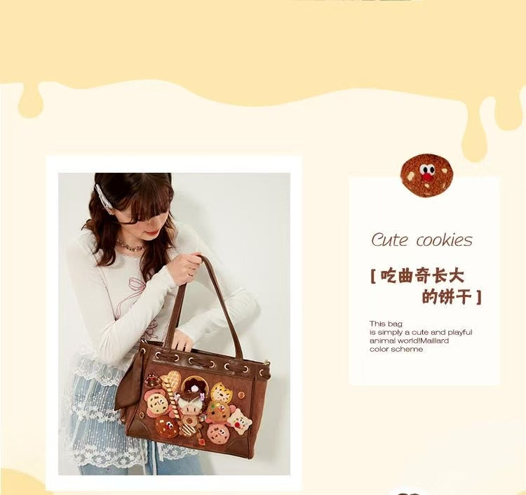 "Cookies that grew up eating cookies." designer original shoulder bag \ handbag \ crossbody bag