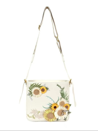 Language of sunflowers designer original shoulder bag \ crossbody bag