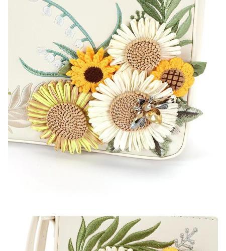 Language of sunflowers designer original shoulder bag \ crossbody bag