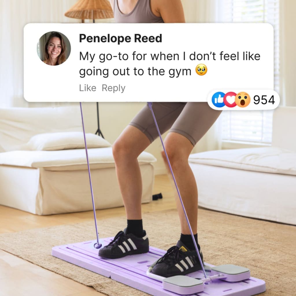 5-in-1 Portable Pilates Board Reformer